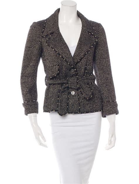 chanel look a like long tweed jacket|Chanel inspired tweed jackets.